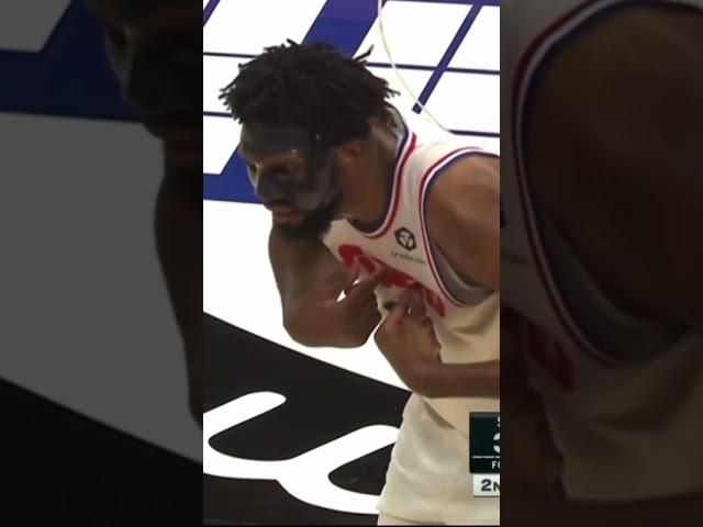 Joel Embiid has lost his mind and crashes out