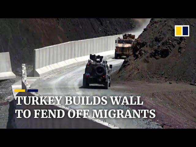 Turkey builds wall along Iranian border to prevent influx of Afghan migrants