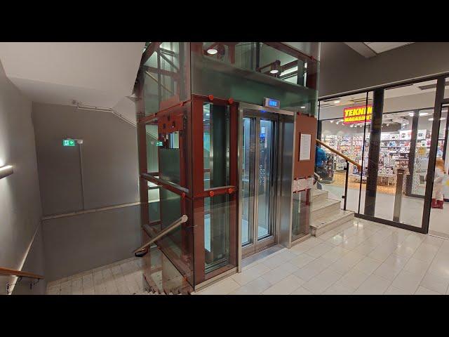 REPLACED!! ThyssenKrupp Evolution Traction Elevator @ Mörby Centrum
