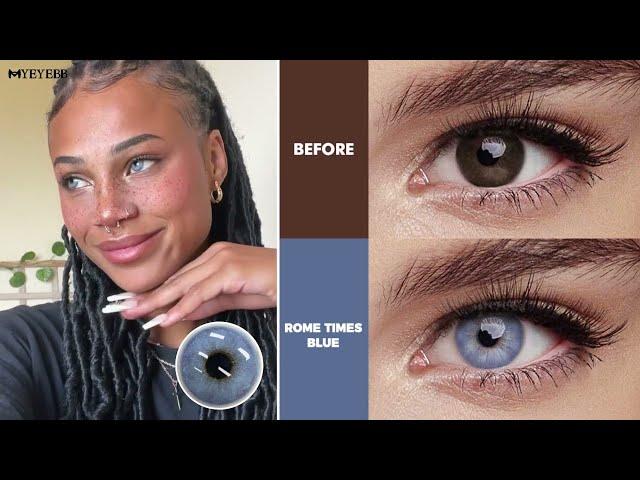 3 Best Natural Prescription Contact Lenses For Dark Eyes | Try on MYEYEBB