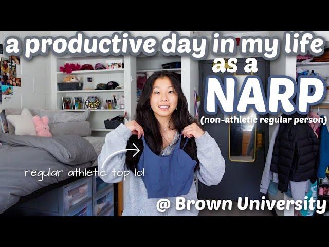 A PRODUCTIVE COLLEGE DAY IN MY LIFE AT BROWN UNIVERSITY (as a regular student)