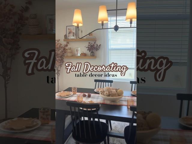 Decorating For FALL  tablescape ideas | Dining Room Fall Decorating #falldecorating #falldecor