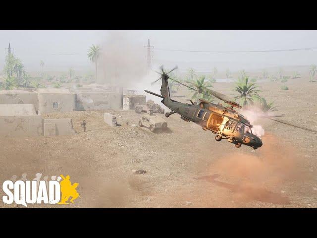 THE BEST DEFENSE?! Americans Throw EVERYTHING at the Chinese in Al Basrah | Squad Eye in the Sky