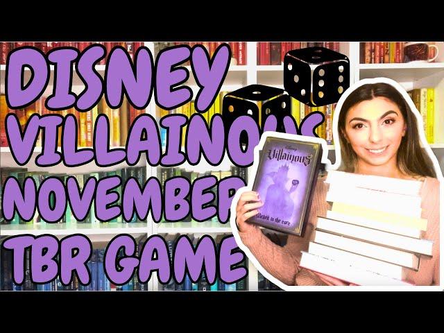  Disney Villainous November TBR Game  - So many book genres and a pet pick!