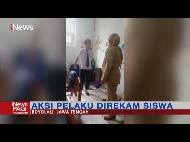 VIRAL!  Gara-gara Minuman Tumpah dalam Kelas, Seorang Guru di Boyolali Tampar Murid #iNewsPagi 04/11