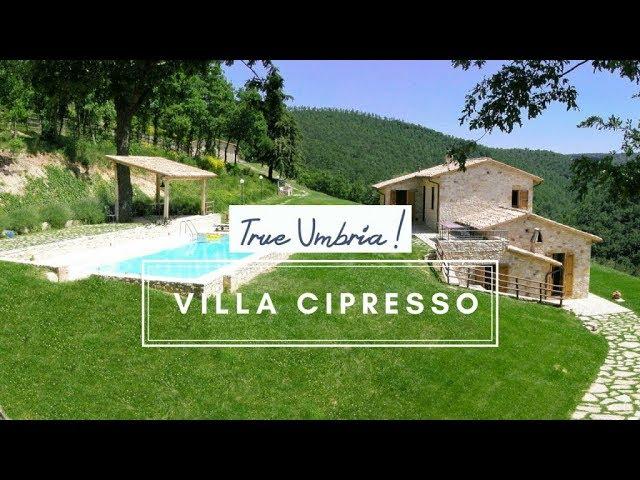 VILLA CIPRESSO & CARINA - Rent a holiday villa Umbria Italy