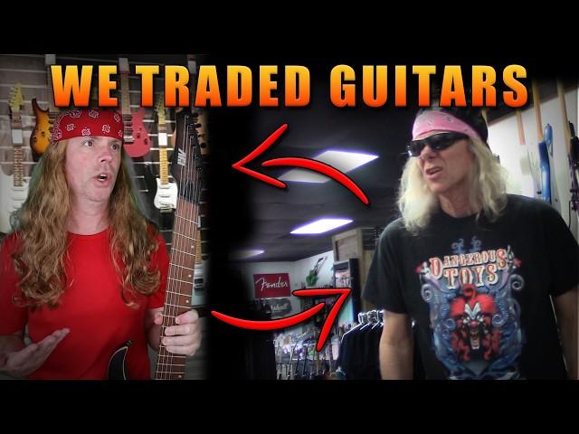 I Traded Guitars With The Bald Shredder!