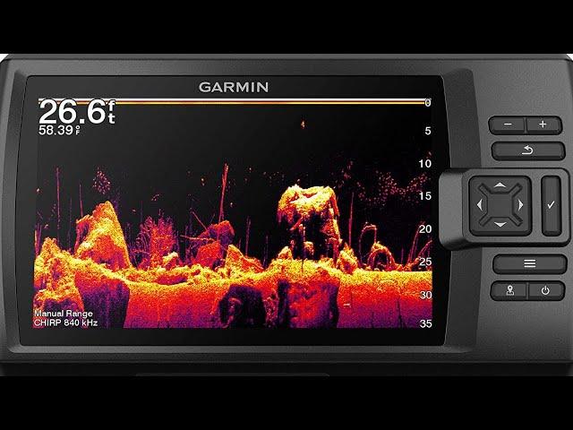 Garmin Striker Vivid 7cv, Easy-to-Use 7-inch Color Fishfinder and Sonar Transducer, Vivid Scanning