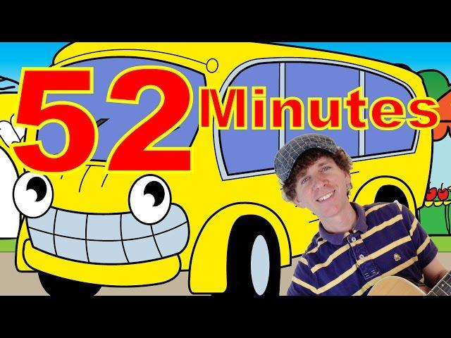 Wheels On The Bus And More  | 52 Minutes | Super Kids Song Collection with Matt