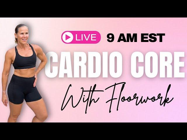 Michelle Briehler is live! 30 MIN Birthday Workout Cardio Core & Floorwork