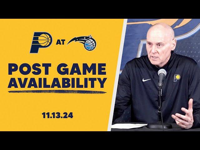 Indiana Pacers Postgame Media Availability at Orlando Magic | November 13, 2024