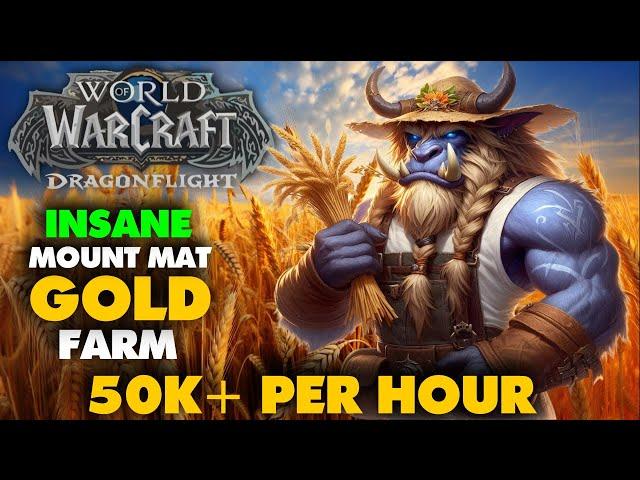 Crazy Gold Potential for one of the Easiest Gold Farms - Wow Dragonflight Gold Making Guide 50K p/h