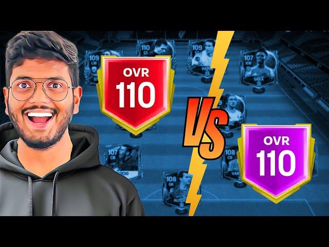 First Ever 110 vs 110 OVR Battle - FC MOBILE