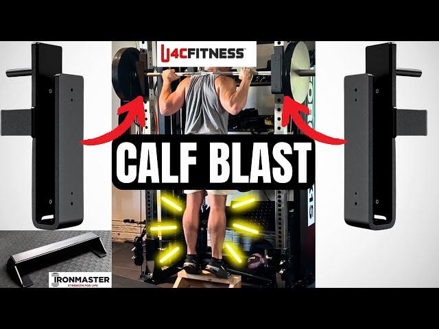 U-Cups Review: Turn a Squat Rack into Calf Machine Plus Ironmaster Calf Block