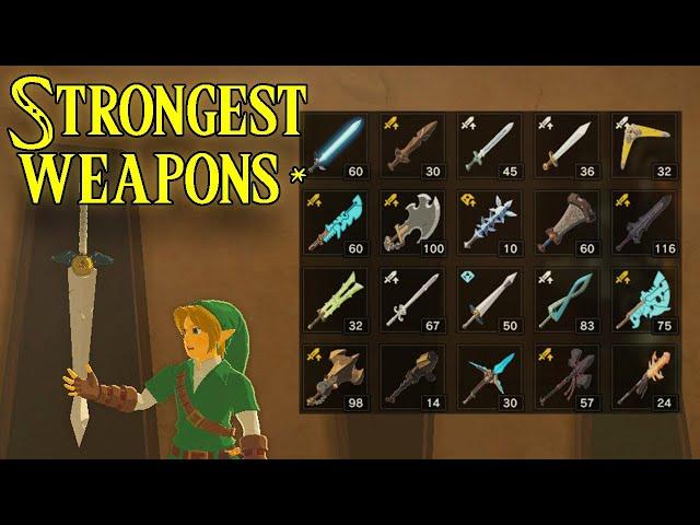 Strongest Weapons in Zelda Breath of the Wild | What, Why & Where BotW