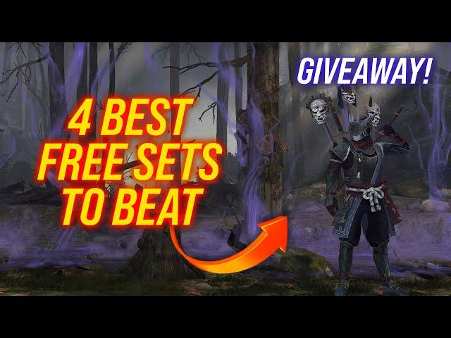 4 Best Free Sets to defeat Triad (Hard mode)!  GIVEAWAY! Shadow Fight 3