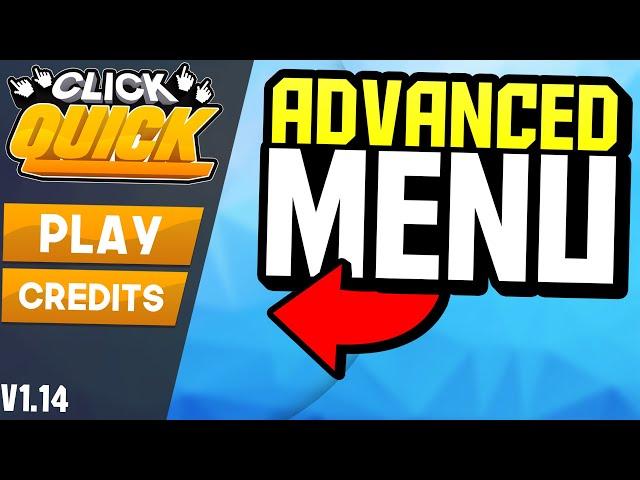 [READ DESCRIPTION FOR NEW VERSION] How to Make an ADVANCED MENU | HowToRoblox