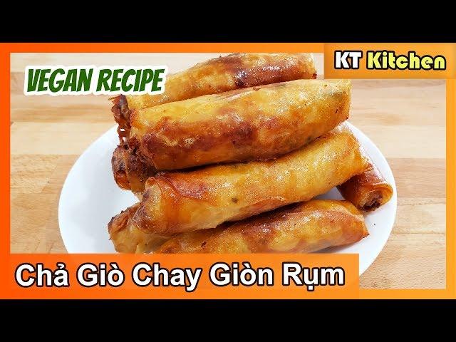 CHẢ GIÒ CHAY Giòn Rụm - Để Lâu Vẫn Giòn [ Bí Quyết Nhà Hàng ] Vegan Egg Rolls | ENGLISH CAPTION