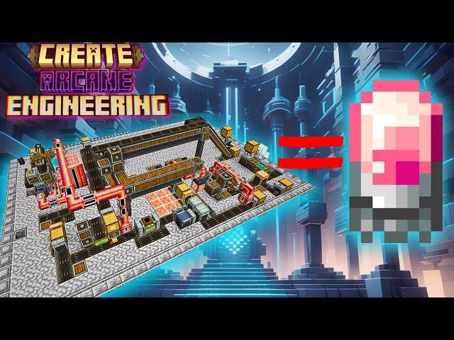 Automating Electron Tubes Efficiently in Minecraft: Create Mod Guide | Arcane Engineering Ep.6