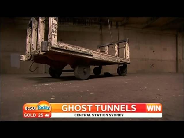 Channel Nine - Today Show - Sydney Central Station Ghost Tunnels (31/10/2012)