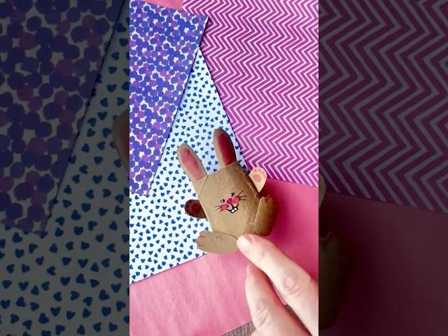 Make a Jumping Bunny Craft!  Easy Easter Craft for Kids with Miss Daisy