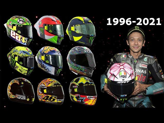 Valentino Rossi Helmet Collection (1996 to 2021) | Special Helmets | Misano | Mugello