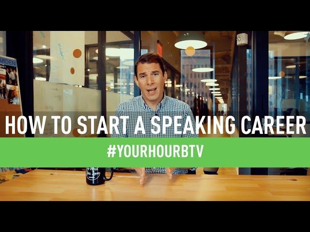 Q/A: HOW TO START A SPEAKING CAREER