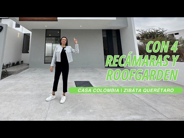 ¡Con 4 RECÁMARAS y amplio ROOFGARDEN! | | Casa Colombia Zibatá Quéretaro