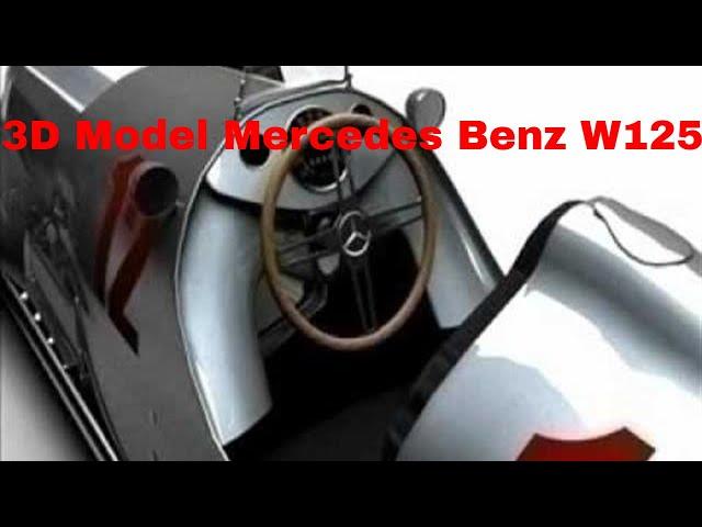 3D Model Mercedes Benz W125 Review