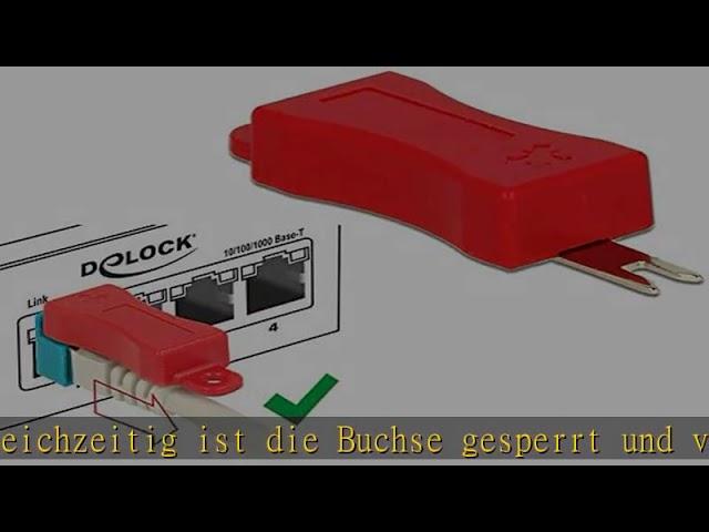 Delock RJ45 Secure Clip 40 Stück Set
