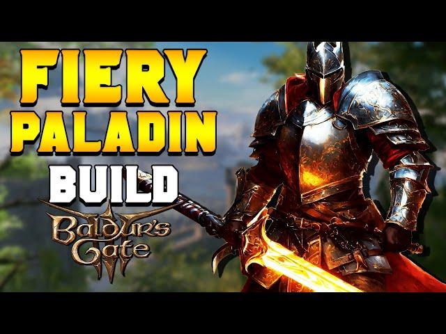 BEST FIERY AVENGER Paladin Build for Baldur's Gate 3