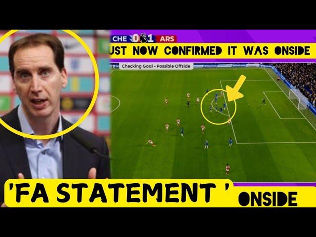 FA STATEMENT ROCKS PREMIER LEAGUE! CHELSEA VS. ARSENAL VAR DECISION SHOCKS FANS!