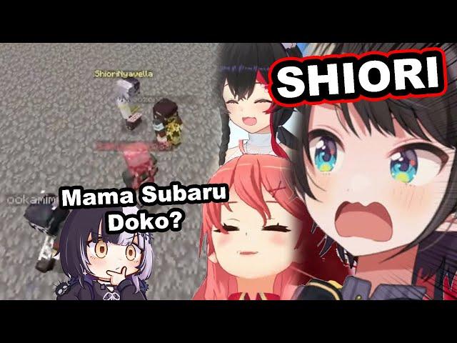 Miko and Mio can't stop laughing of Shiori, Mama Subaru Panik | 『Hololive』