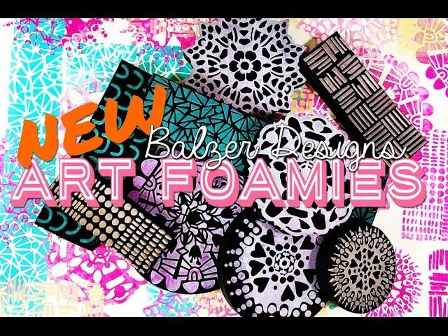 NEW Balzer Designs Stamp Designs for Art Foamies!