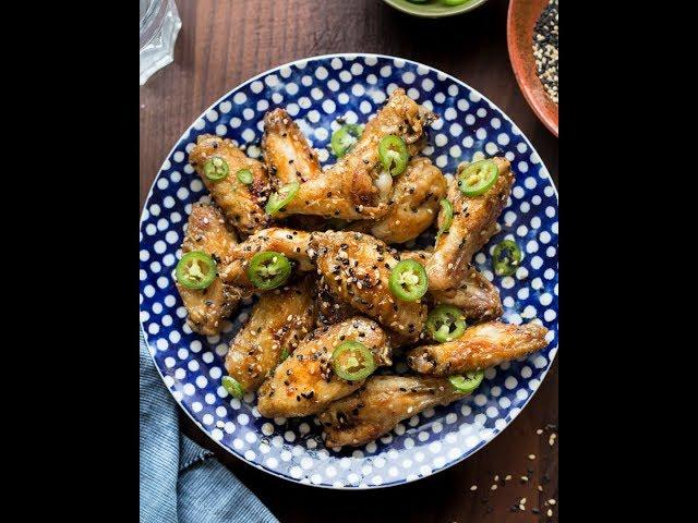 Whole30 Baked Sticky Asian Wings