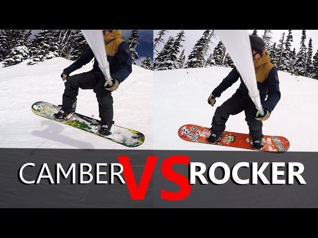 Camber VS Rocker Snowboard Test