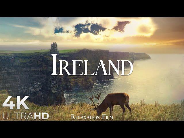 Ireland 4K • Scenic Relaxation Film with Peaceful Relaxing Music and Nature Video Ultra HD