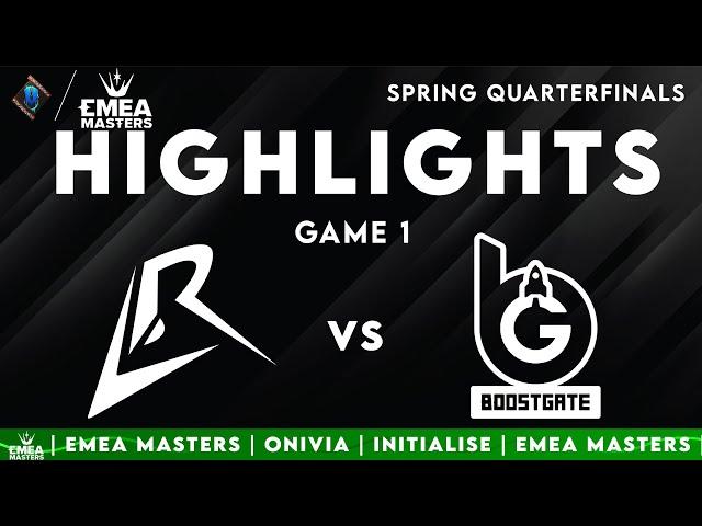 LR vs BGT Game 1 Highlights | EMEA Playoffs 2025 | Los Ratones vs BoostGate Esports by Onivia