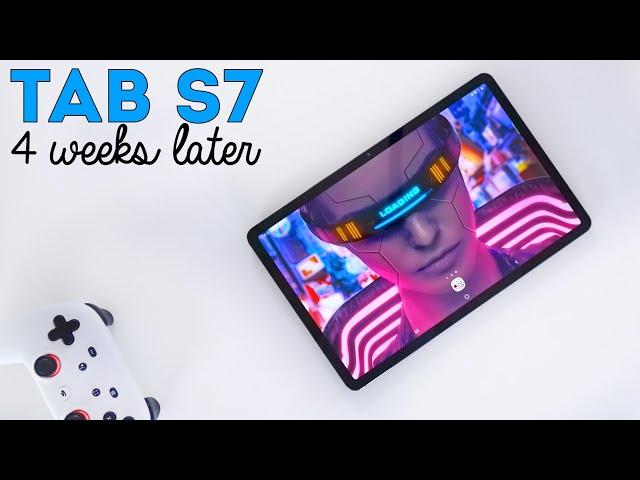 Samsung Galaxy TAB S7 -  4 WEEKS LATER  - Final Review (incl. Video Editing + more)