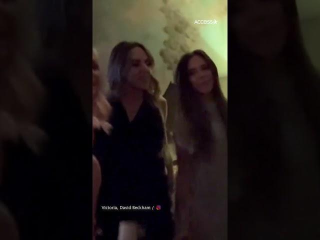 Spice Girls REUNITE & PERFORM 'Stop' At Victoria Beckham's 50th Birthday Bash #shorts