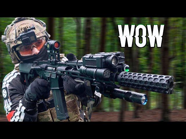 THIS Airsoft GUN Is INSANE It’s Basically CHEATING!!?? (Wolverine mtw)