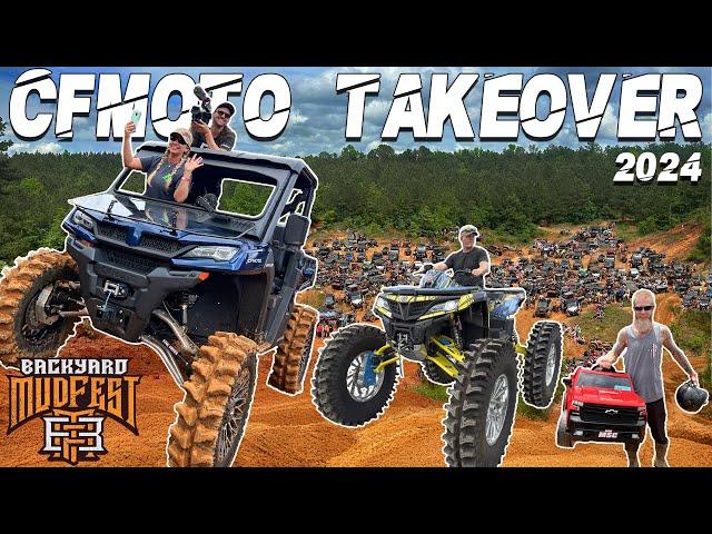 We went to the BIGGEST CFMOTO Event in the World! Backyard Mudfest - Team MSC's CFMOTO Takeover 2024