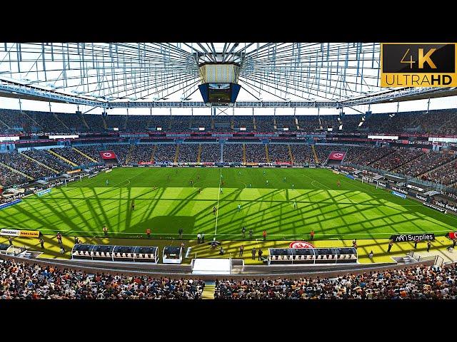 PES 2021 Ultra Realism Graphic and Sound Mod | Frankfurt vs Bayer Leverkusen | PES 2024 Patch | 4K