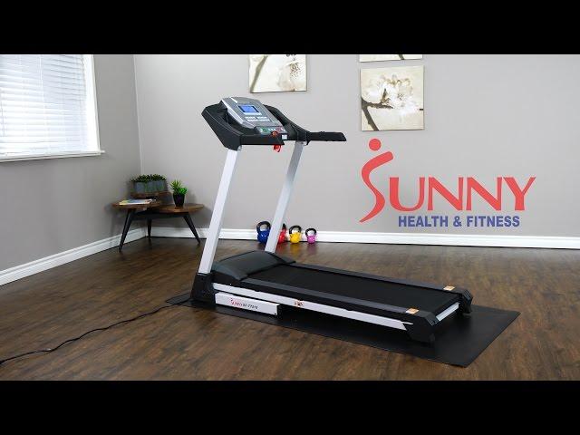 Sunny Health & Fitness SF-T7515 Smart Treadmill with Auto Incline