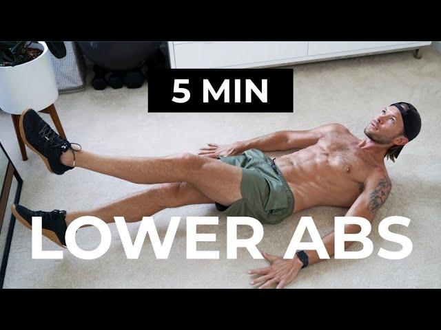 5 MIN LOWER ABS | LOWER ABS WORKOUT