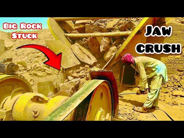 "Asmar Giant Rock  Quarry Crushing Operation: Impact Crusher & Jaw Crusher in Action! #stonecrusher