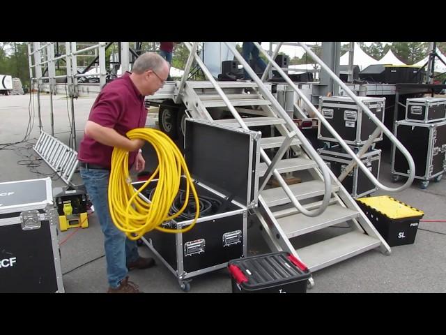 Sound system setup for an event using a Presonus StudioLive Series 3 console - Event Video 23