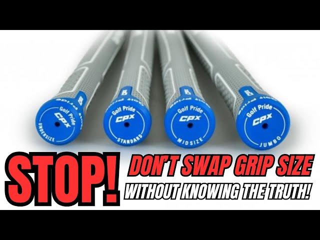 DON'T change your GOLF GRIPS without watching this video! #golf #grips #gripsize