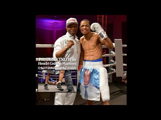 Kenny Porter's fighter Hendri "La Bazuca" Cedeno Martinez Pro Debut TKO victory 1st round