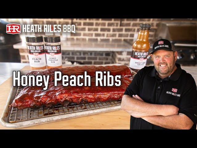 Honey Peach St. Louis Style Ribs on the Traeger Ironwood 885 | Heath Riles BBQ